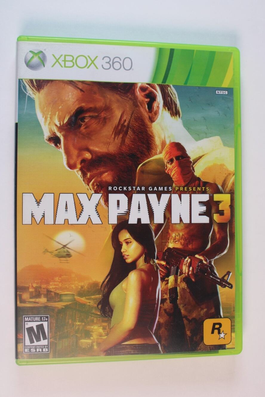 Max Payne 3 (Microsoft Xbox 360, 2012) Authentic, Complete, Tested
